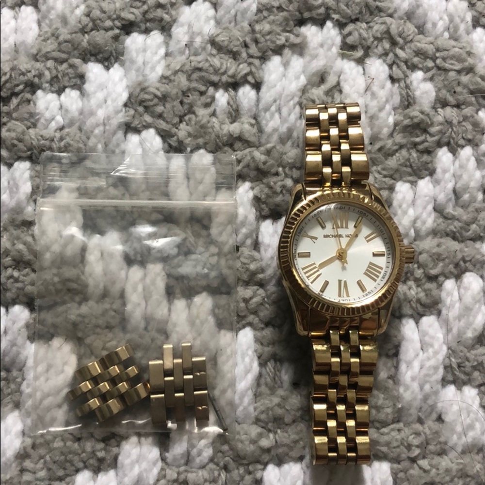 Michael Kors classic stainless steel watch in gold